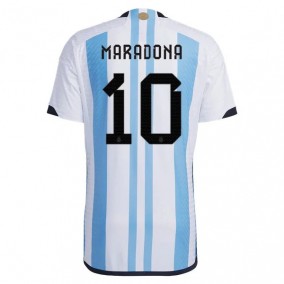Argentina 2023/2024 Diego Maradona 10 Hjemme Landslagsdrakt Kortermet